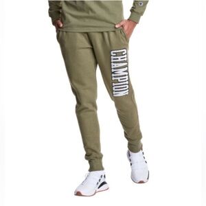 Champion Men's Reverse Weave® Applique Logo Joggers Cargo Olive